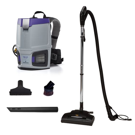 GoFit 3 PH, Backpack Vacuum, 3QT, Backpack Vacuum w/ Commercial Power Nozzle Kit, 11.4lbs