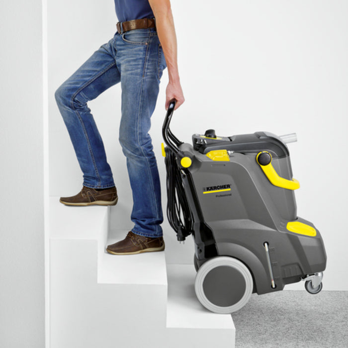 Karcher Puzzi 30/4, Carpet Extractor, 8 Gallon, 58 PSI, Cold Water, 13' Hoses with Wand