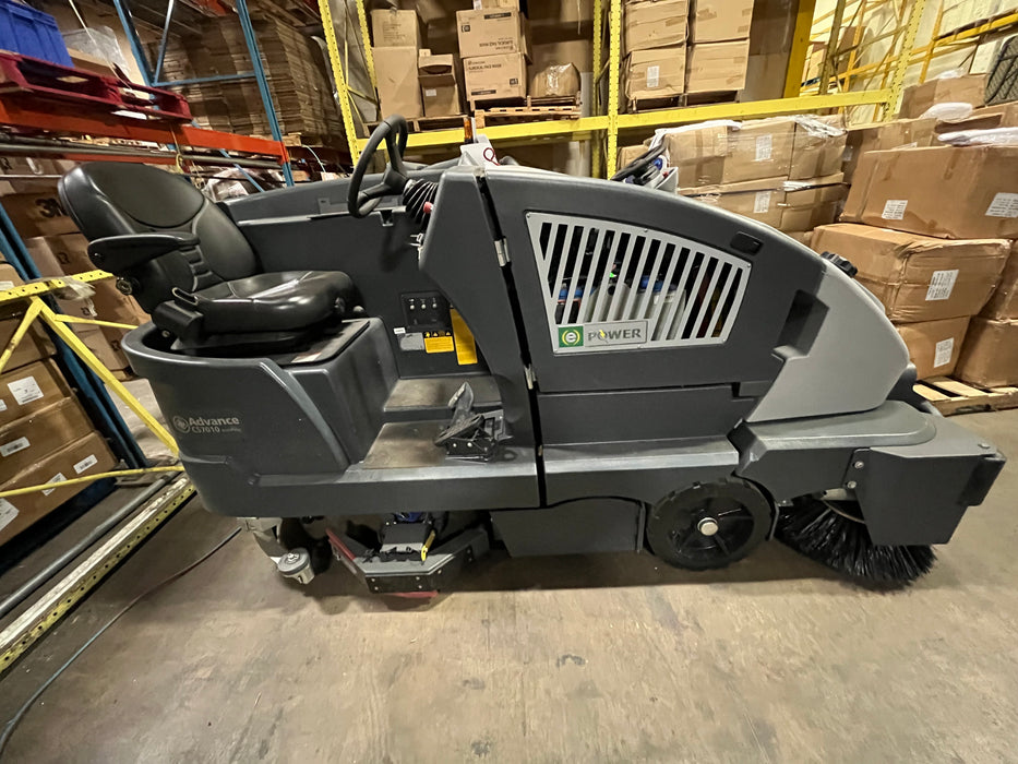 Refurbished Advance CS7010  | 48" Ride-On Battery Powered Sweeper-Scrubber | Low Hours