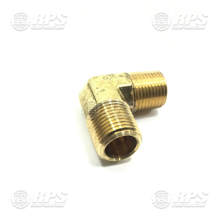 FactoryCat/Tomcat M-50785K125, Elbow Fitting, 1/2" NPT, Brass