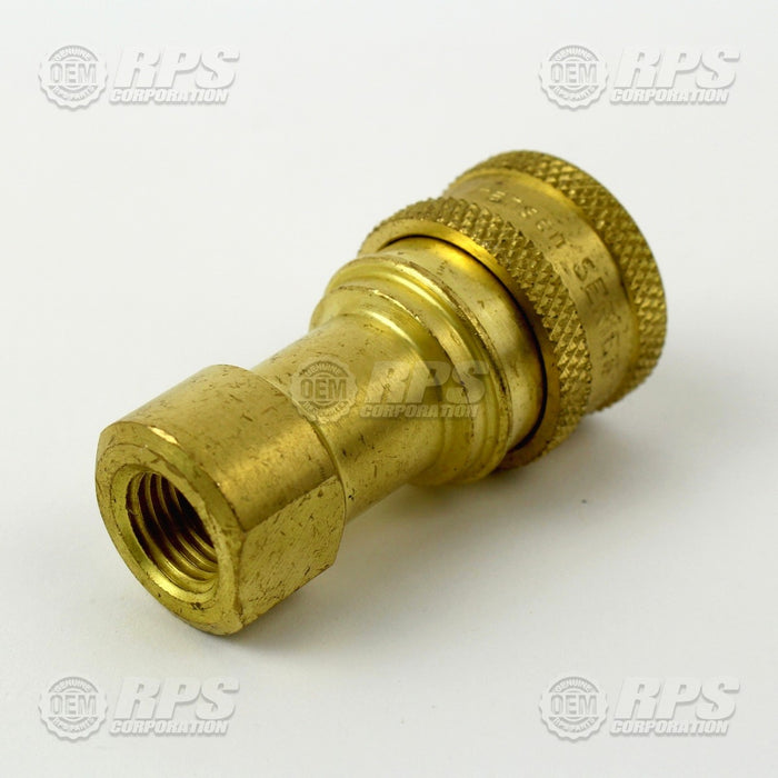 FactoryCat/Tomcat M-52495K41, Disconnect, ISO B-Hose,Brass 1/4" sleeve X 1/4" FNPT