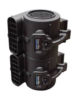 Powr-Flite Powr-Dryer, Air Mover, 1/5 HP, 3,800 FPM, Stackable, 4.4AMPs, 22lbs,  Includes Handle and Wheels