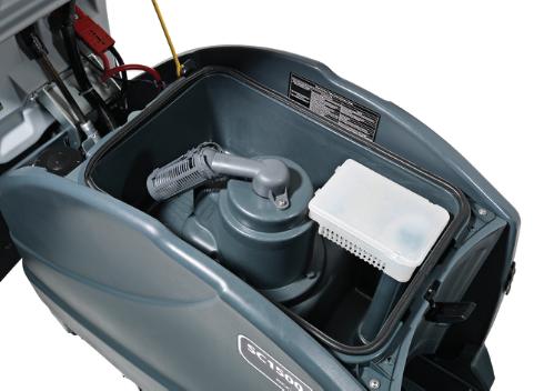 Advance SC1500 | 20" Ride-On Floor Scrubber, Rev, Battery