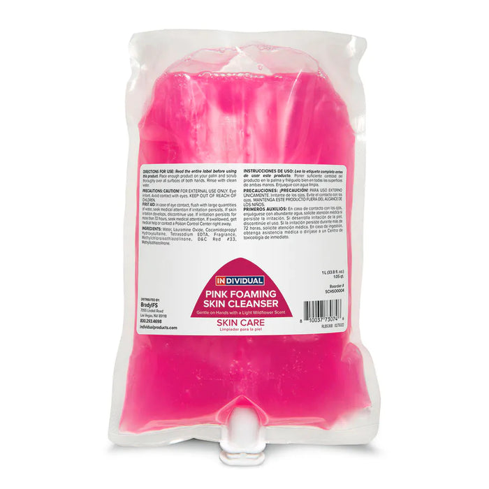 Hand Soap | Pink Foaming | Case of 6 X 1000 ML | Dispenser Not Included