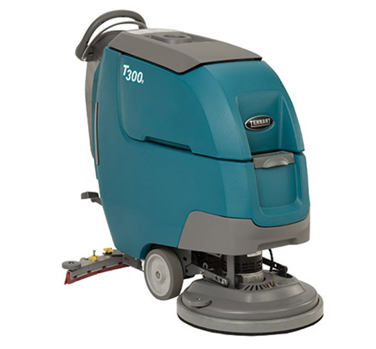 Tennant T300e | 20" Walk Behind Disk Floor Scrubber, Battery, Self Propel