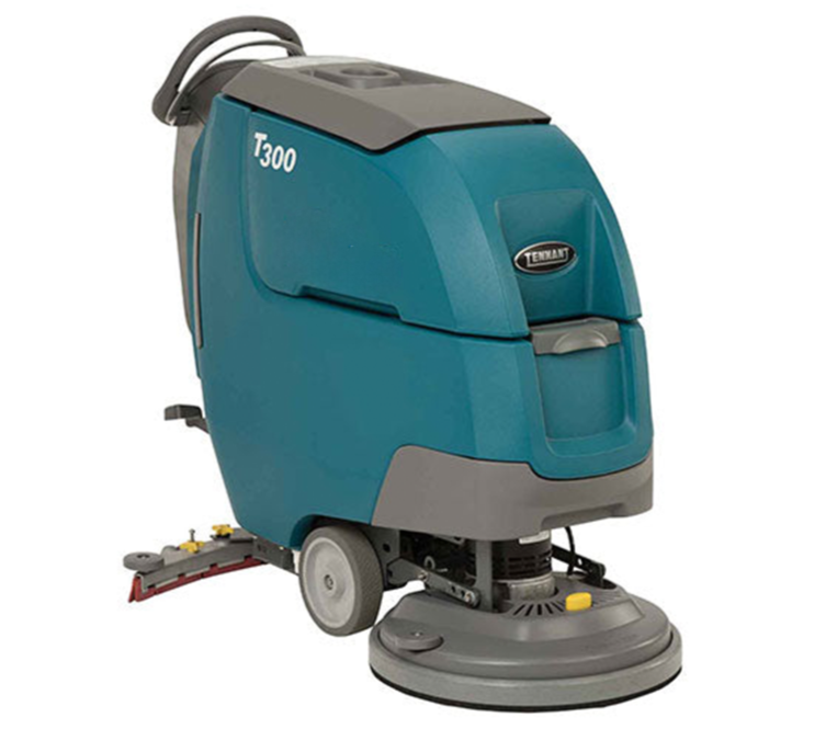 Tennant T300 | 20" Walk Behind Disk Floor Scrubber, Battery, Self Propel