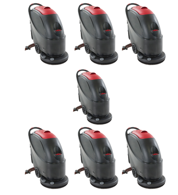 Floor Scrubber | 17" Walk Behind Disk | Electric | Pad Assist | SweepScrub SS430C | 7 Pack