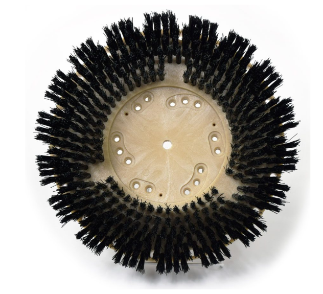 Hard Surface Brush | Polypropylene | Floor Buffer | 20" | NP9200 Clutch Plate | Riser