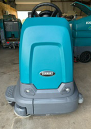 Refurbished Tennant T12 XP | 41" Ride-On Cylindrical Battery Sweeper-Scrubber | 2016