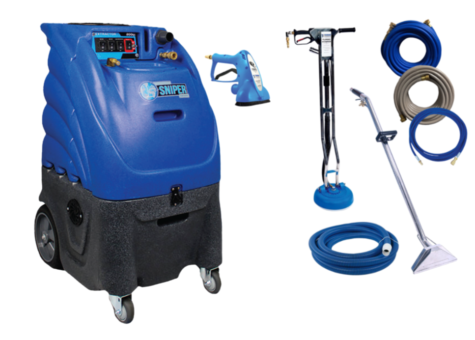 Hard Surface Extractor | Sandia Sniper 80-3800-Dual Purpose, 12 Gallon, 100-800 PSI, Cold Water