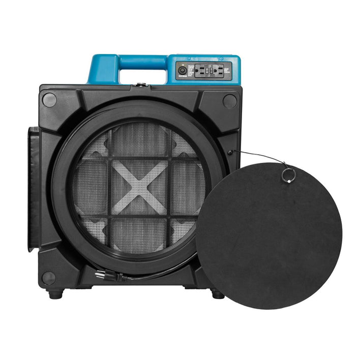 XPOWER X-3400A, Air Scrubber, HEPA, 600 CFM, 1.5HP, Stackable, Daisy Chain (GFCI), 28.8lbs, 3-Stage, 2.8AMPs