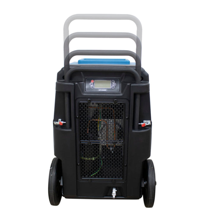 XPOWER XD-165L, Dehumidifier, Commercial, 165-280 Pints Per Day, 10.2 AMPs, 476 CFM, 121.3lbs