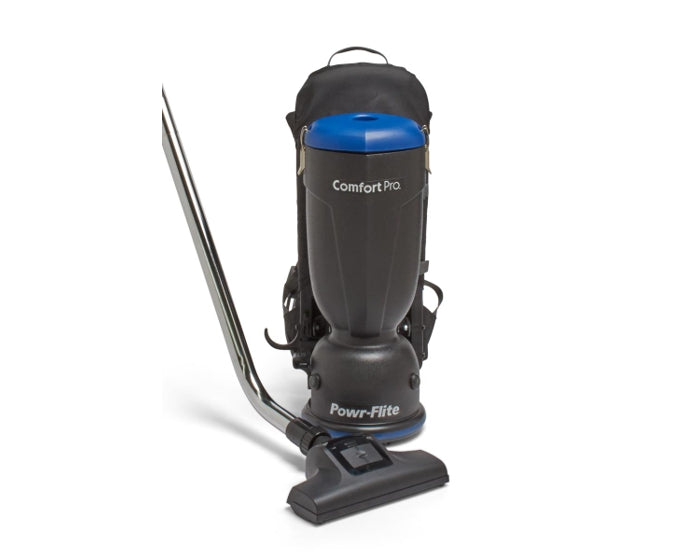 Powr-Flite Comfort Pro BP6S, Backpack Vacuum, 6QT, with Tools and Air Turbine Nozzle, 11.8lbs