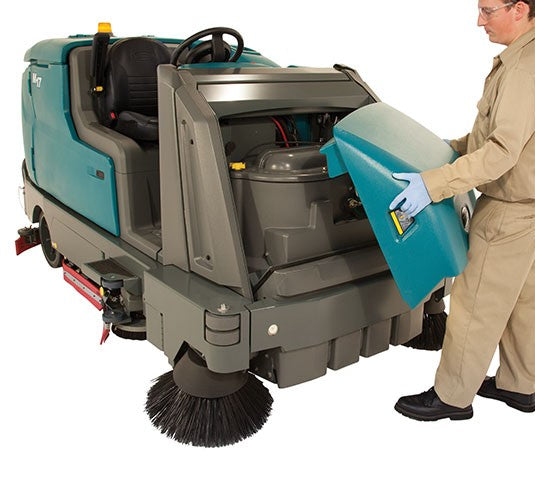 Refurbished Tennant M17 | 36" Ride-On Battery Sweeper-Scrubber | 2019