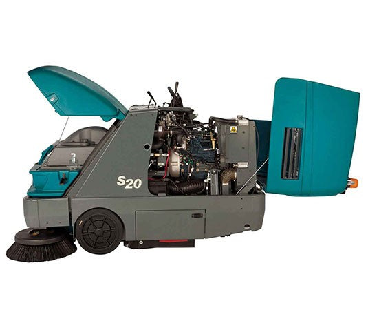 Refurbished Tennant S20 | 50" Ride-On Propane Sweeper | Single Side Brush | 2020