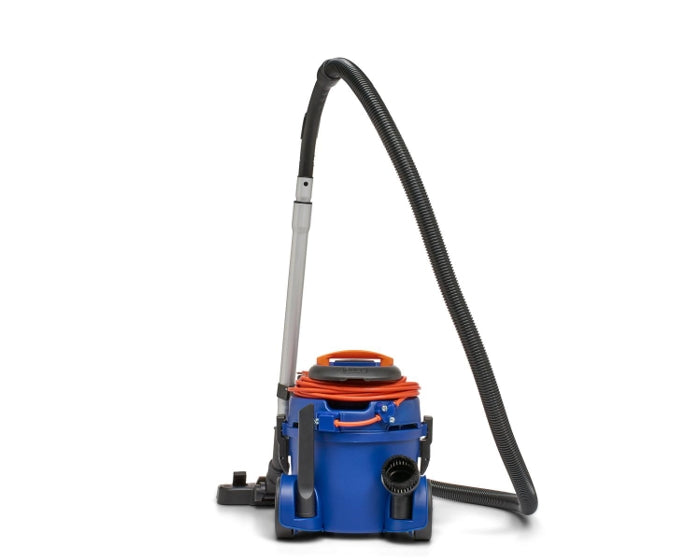 Powr-Flite Newton, Canister Vacuum, 2.6 Gallon, 13lbs, 35' Cord, With Tools, HEPA