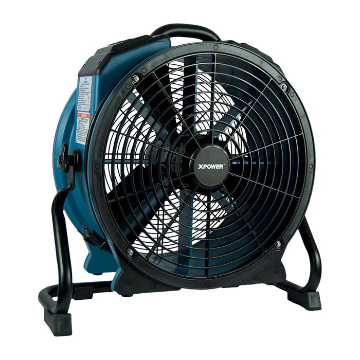 XPOWER X-47ATR, Air Mover, Axial Fan, 1/3 HP, 3600 CFM, Dasiy Chain, Timer, 2.8 AMPs, 28lbs