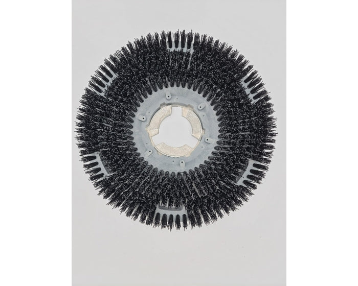 Universal Brush, Floor Buffer, 12", Heavy Grit, 80 Grit, Black, NP9200 Clutch Plate, PFHG12