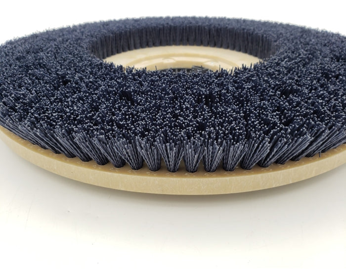 Universal Brush, Floor Buffer, 19", Medium Grit, 180 Grit, Blue, NP9200 Clutch Plate,  PFMG19