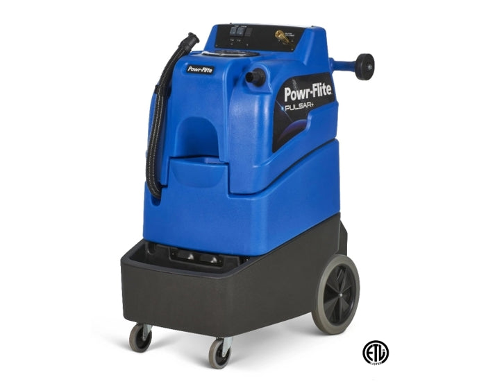 Powr-Flite Pulsar+, Carpet Extractor, 15 Gallon, 100 PSI, Cold Water, 20' Hose With or With Wand