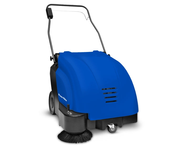 Powr Flite Quasar 26, Floor Sweeper, 26", Battery, Push, 9 Gallon Hopper