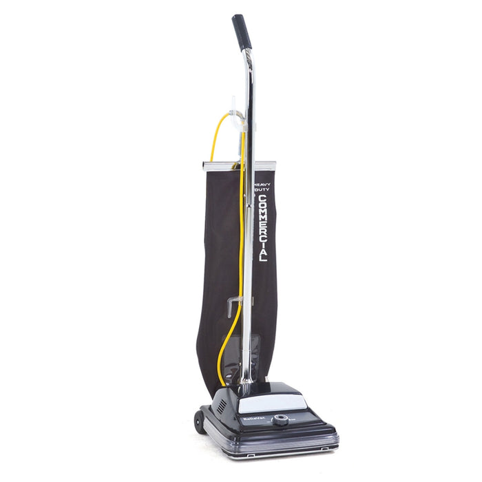 Advance ReliaVac, Upright Vacuum, 12" or 16.5", 15QT, Bagless, Single Motor, 50' Cord, No Tools, Weight With Cord 17lbs or 18lbs