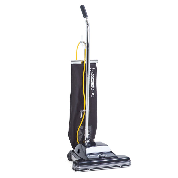 Advance ReliaVac, Upright Vacuum, 12" or 16.5", 15QT, Bagless, Single Motor, 50' Cord, No Tools, Weight With Cord 17lbs or 18lbs