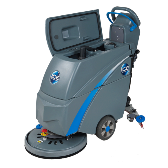 ICE i18C, Floor Scrubber, 17", 9 Gallon, Pad Assist, Electric, Disk, 5 Year Warranty