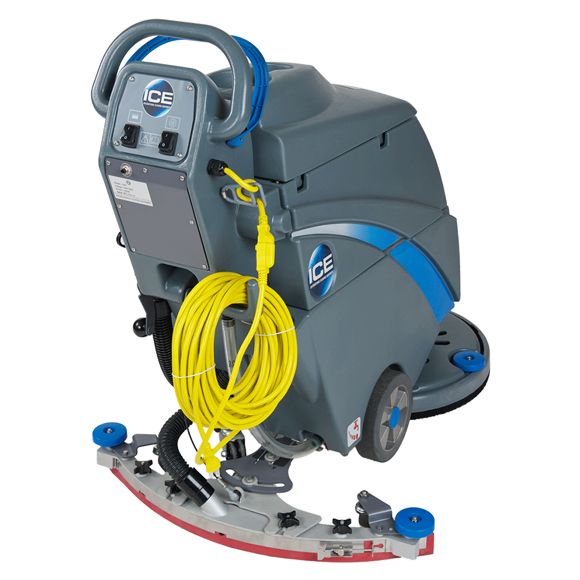 ICE i18C, Floor Scrubber, 17", 9 Gallon, Pad Assist, Electric, Disk, 5 Year Warranty