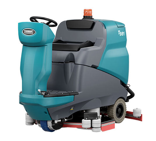 Tennant T981 | Ride on Floor Sweeper Scrubber | 30" or 36" | Disk or Cylindrical