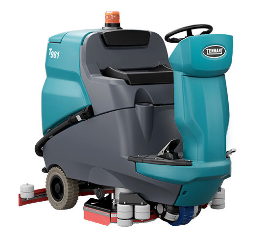 Tennant T981 | Ride on Floor Sweeper Scrubber | 30" or 36" | Disk or Cylindrical