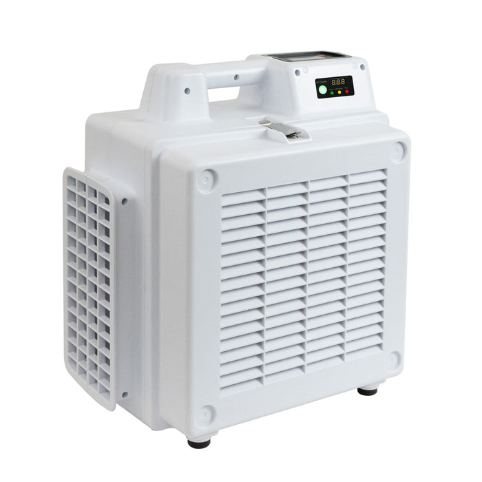 XPower 2830, Air Scrubber, HEPA, 550 CFM, 1.5HP, Stackable, 24.7lbs, 4-Stage, 2.8AMPs, Built-in Air Quality Sensor