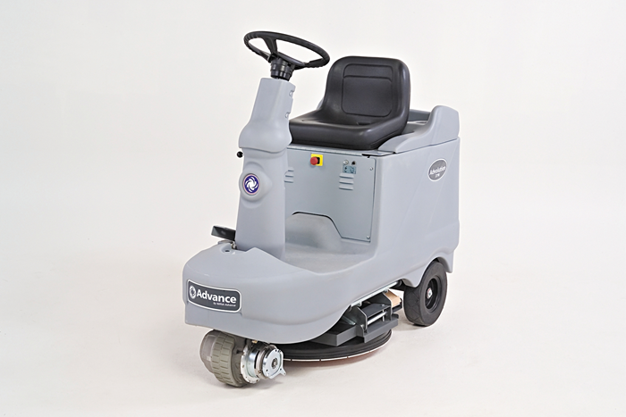 Advance Advolution 2710, Floor Burnisher, 27", Up to 1760 RPMs, Battery, Dust Control, Ride On