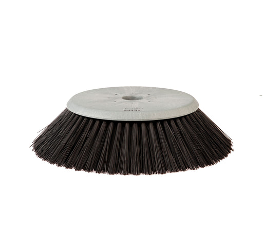 23 Inch disc polypropylene side brush.B Fits Tennant 355, 385, 6400, 6550, 6650, 8200, 8210, 8400, 8410, S20.  Fits Tennant 59431