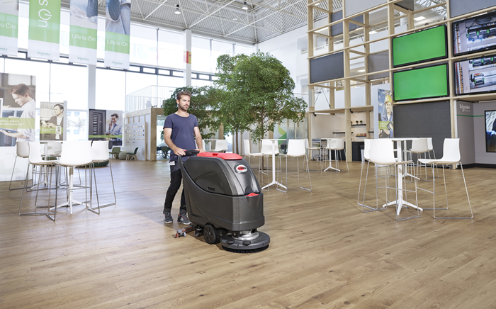 Viper AS5160 | 20" Walk Behind Disk Floor Scrubber, Battery, Pad Assist