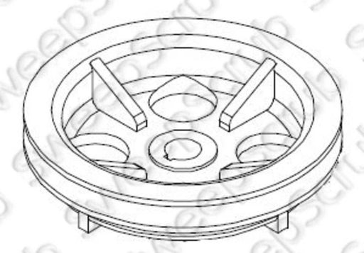 Nilfisk Advance VF52004A Pulley