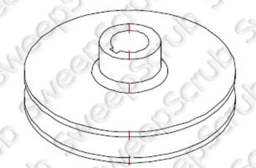 Nilfisk Advance VF52009G Pulley