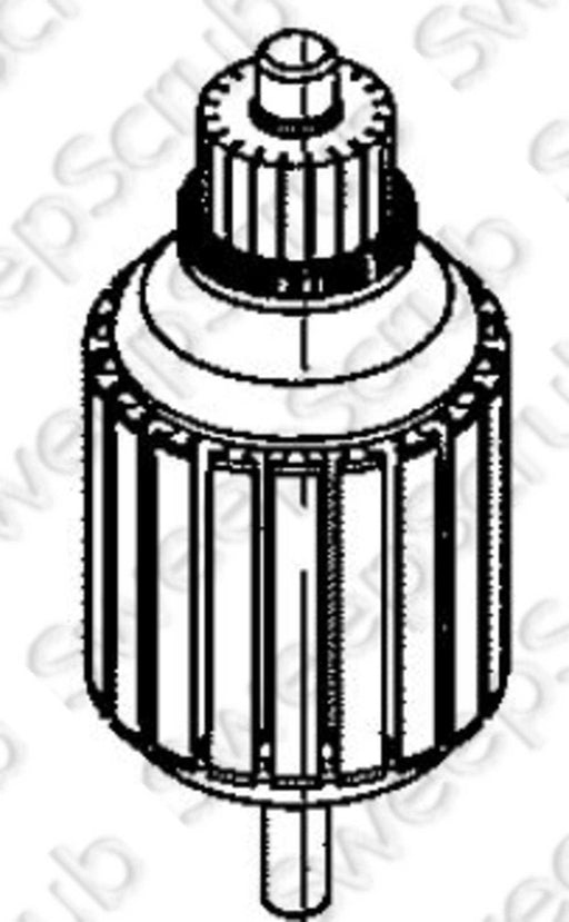 Nilfisk Advance ZD48200 Shaft and Motor Assembly