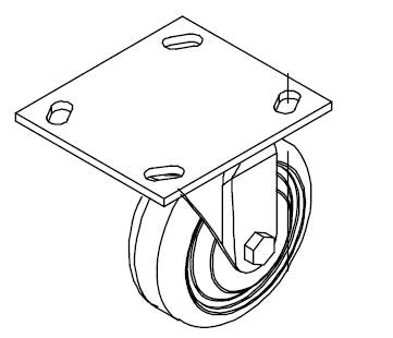 Tennant 1029695 Caster