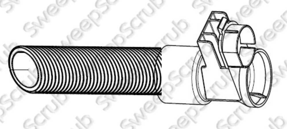 Nilfisk Advance 1470919500 Base Adapter Hose