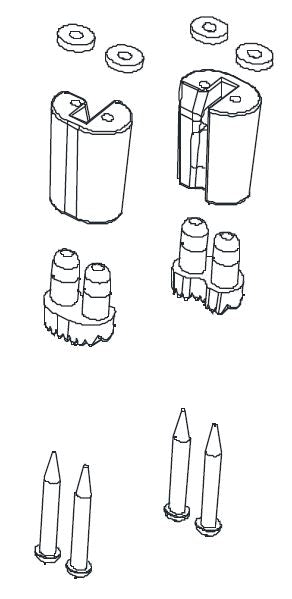 Nilfisk Advance VV78204 Foot Kit