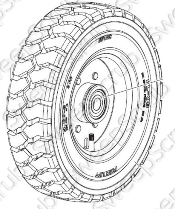 Nilfisk Advance 1466587000 Wheel