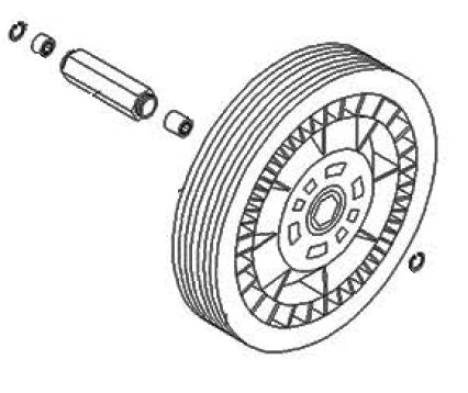 Tennant PMTR00010 Wheel Assembly