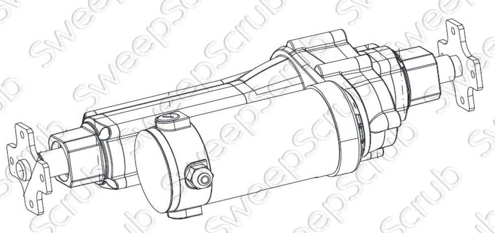 Nilfisk Advance VS11704 Traction Motor