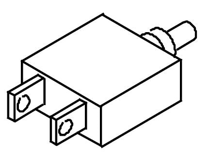 Tennant 603487AM 15 Amp Circuit Breaker