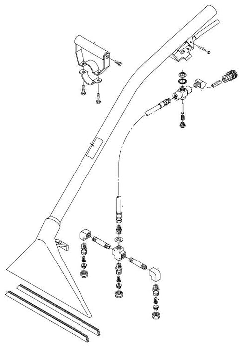 Tennant 200503 Floor Pickup Tool Assembly