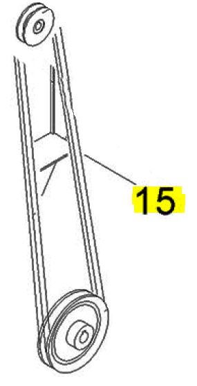 Tennant MTCG13166 Drive Belt