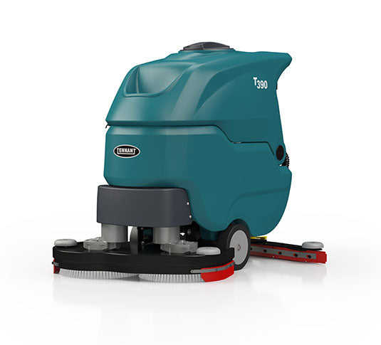 Tennant T390 | 28" Walk Behind Disk Floor Scrubber, Battery, Self Propel