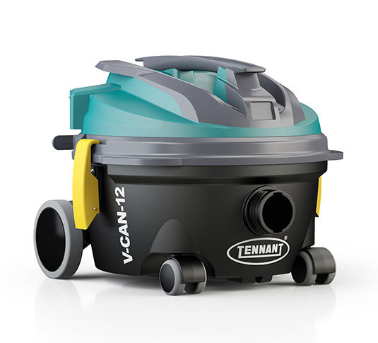 Tennant V-CAN-10 / V-CAN-12 / V-CAN-16, Canister Vacuum, 2.6, 3.2, 4.2 Gallon, 9lbs, 13lbs, 14lbs, 26', 40' Cord, Tools, With or Without HEPA