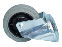 Wheel, Caster, 100mm Dia. Gray. Fits Tennant S8, 3620.  Fits Tennant 604130